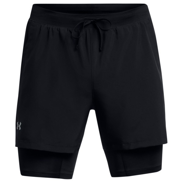 Under Armour - Launch 5'' 2-In-1 Short - Laufshorts Gr 3XL schwarz von Under Armour