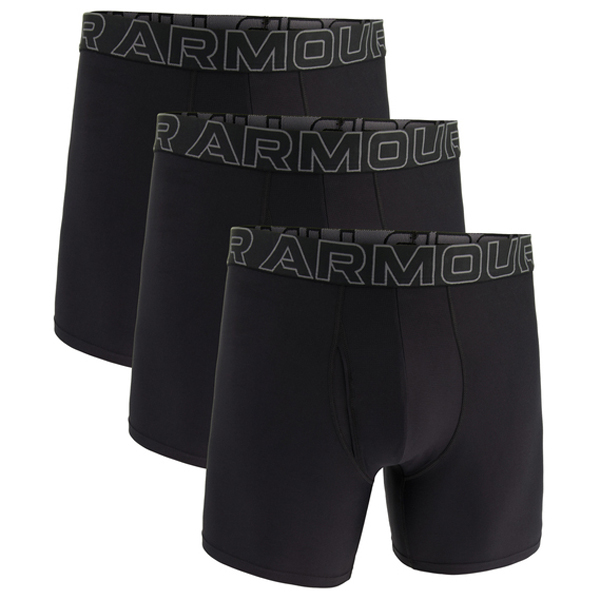 Under Armour - Performance Tech 6 Solid Boxerjock 3 Pack - Alltagsunterwäsche Gr S schwarz von Under Armour