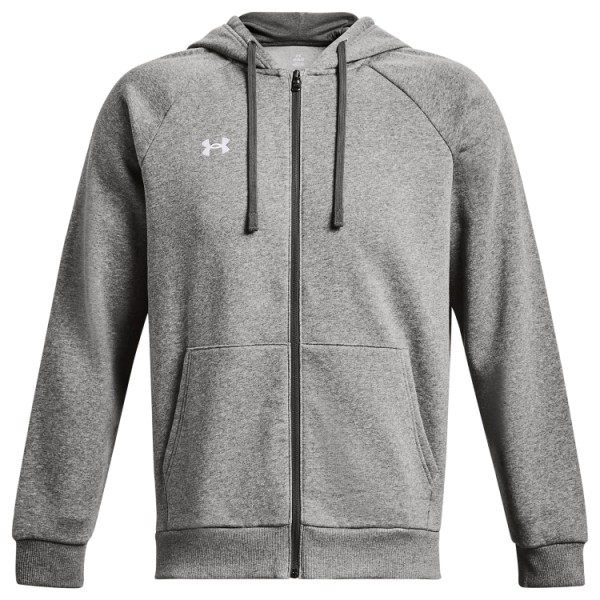 Under Armour - Rival Fleece Full Zip Hoodie - Hoodie Gr 3XL - Regular;L - Regular;M - Regular;S - Regular;XL - Regular;XXL - Regular grau;schwarz von Under Armour