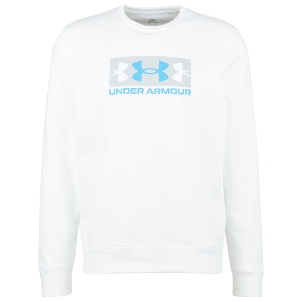 Under Armour - Rival Terry Logo Crew Q2 - Pullover Gr M weiß von Under Armour