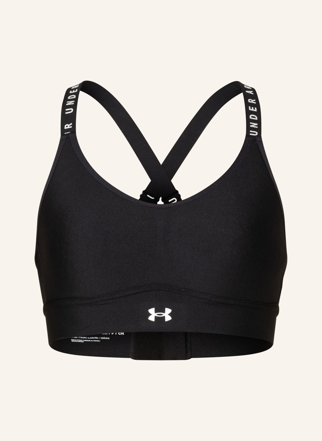 Under Armour Sport-Bh Infinity Covered schwarz von Under Armour