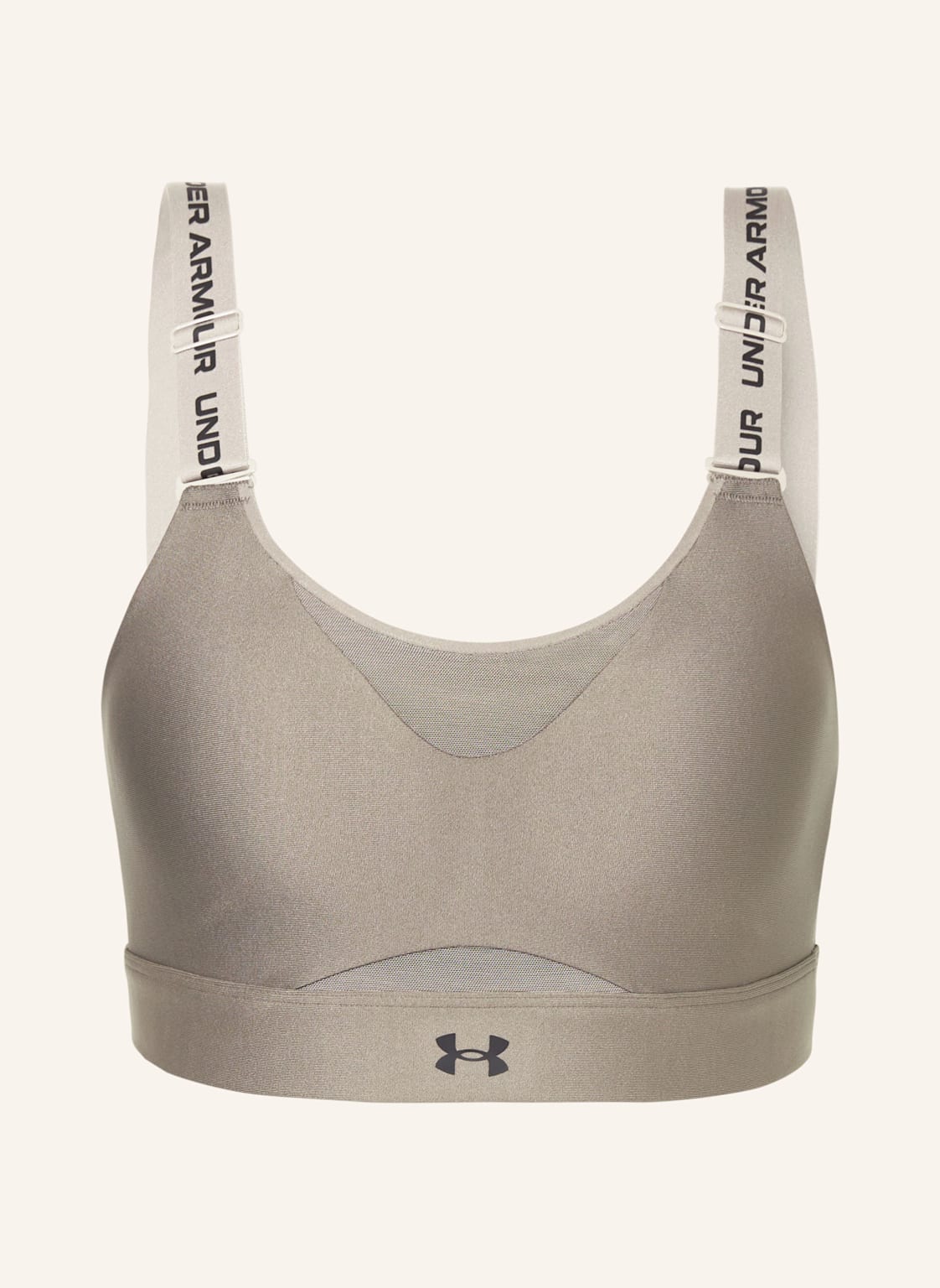 Under Armour Sport-Bh Ua Infinity 2.0 Mit Mesh beige von Under Armour