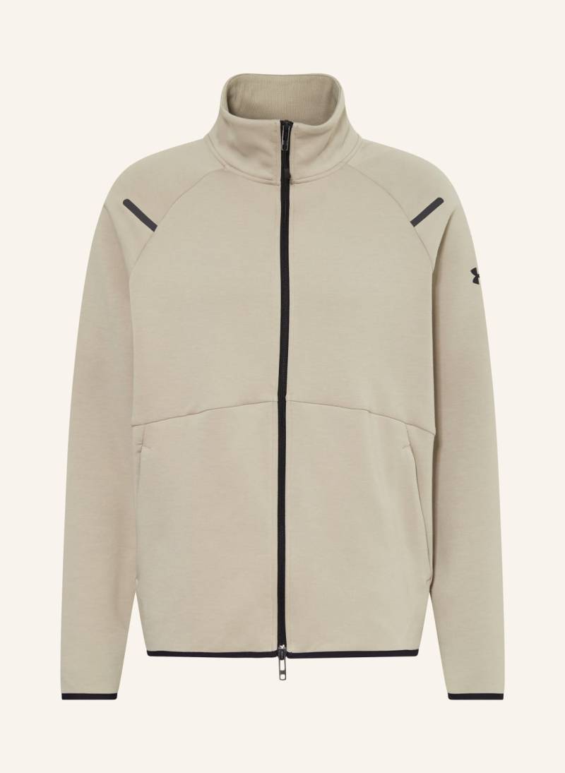 Under Armour Sweatjacke Unstoppable beige von Under Armour