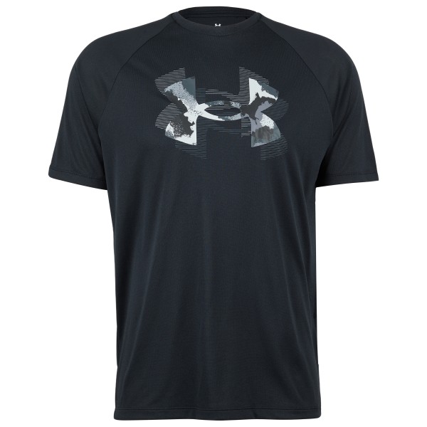 Under Armour - Tech Print Fill S/S - Funktionsshirt Gr XXL blau/schwarz von Under Armour