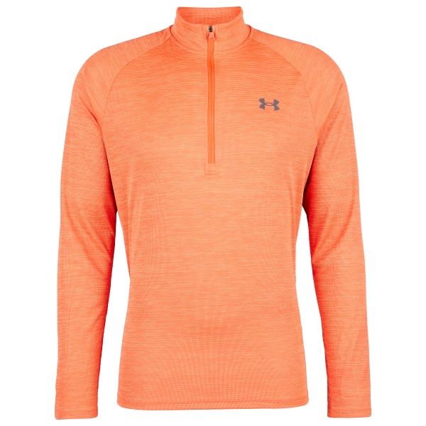 Under Armour - Tech Textured 1/2 Zip - Funktionsshirt Gr 3XL orange von Under Armour