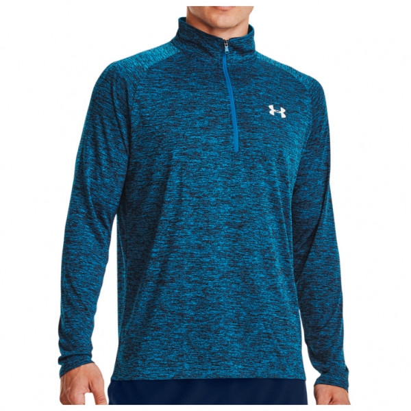 Under Armour - UA Tech 1/2 Zip - Funktionsshirt Gr 3XL - Regular;4XL - Regular;L - Regular;M - Regular;S - Regular;XL - Regular;XXL - Regular blau;grau;schwarz von Under Armour
