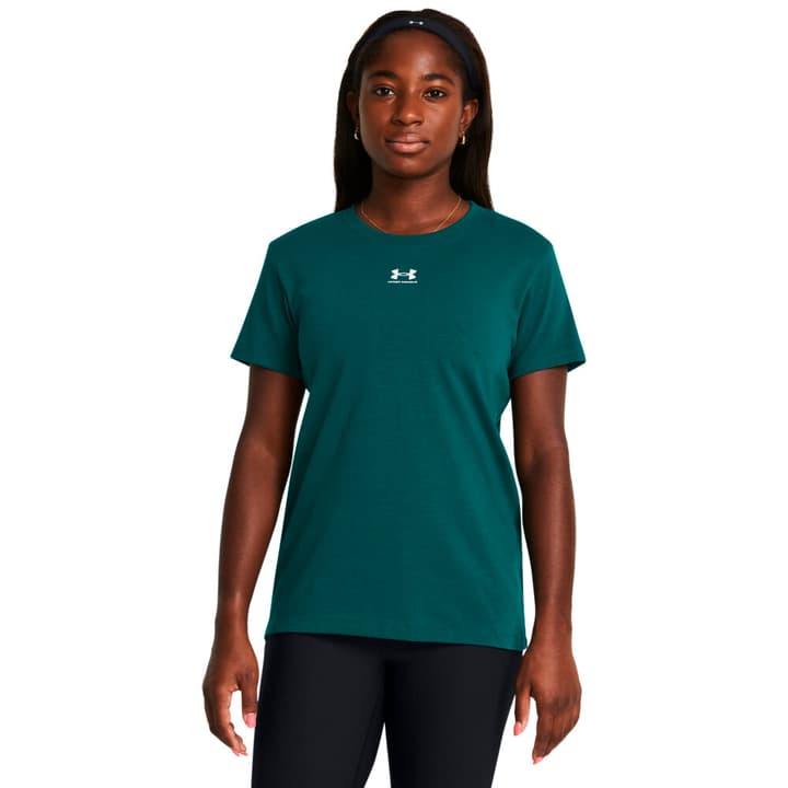 Under Armour W Off Campus Core SS T-Shirt dunkelgrün von Under Armour