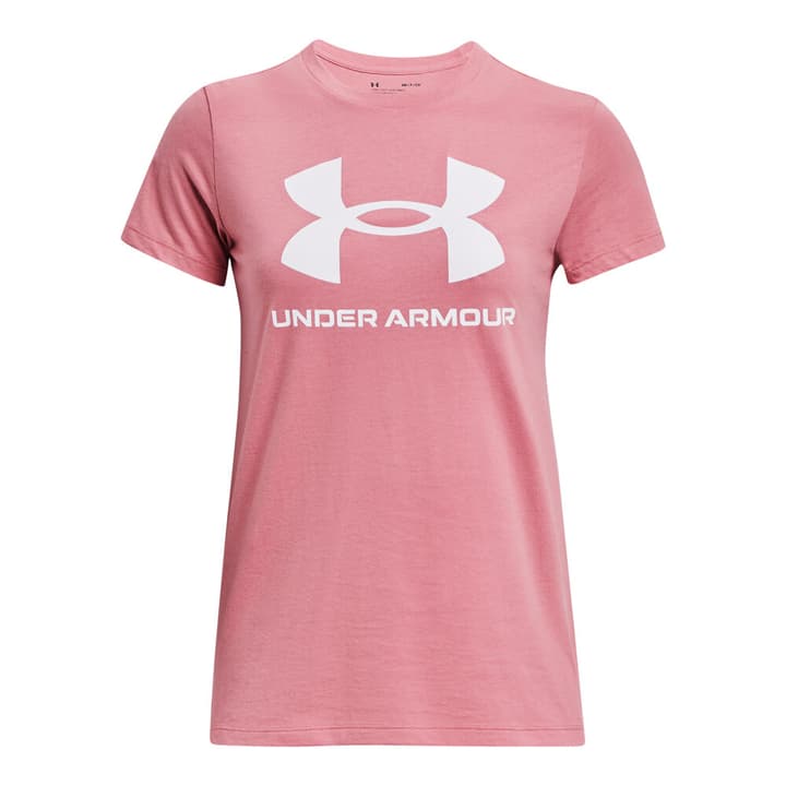 Under Armour W UA Sportstyle Logo SS T-Shirt altrosa von Under Armour