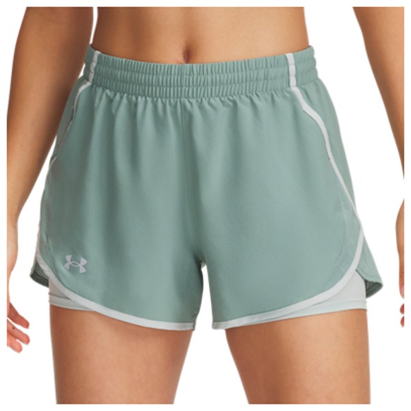 Under Armour - Women's Fly By 2-In-1 Short - Laufshorts Gr M türkis von Under Armour