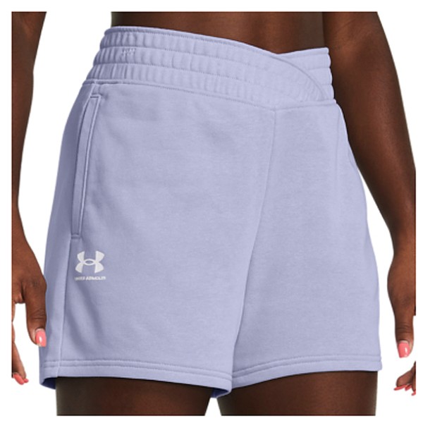 Under Armour - Women's Rival Terry Short - Shorts Gr M lila von Under Armour