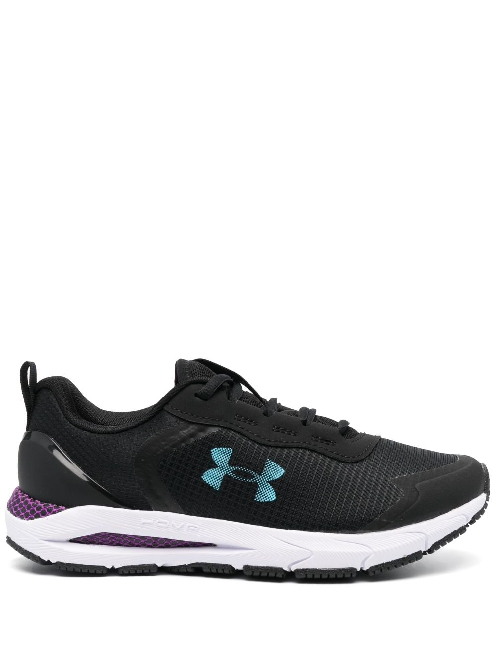 Under Armour logo-print lace-up sneakers - Black von Under Armour