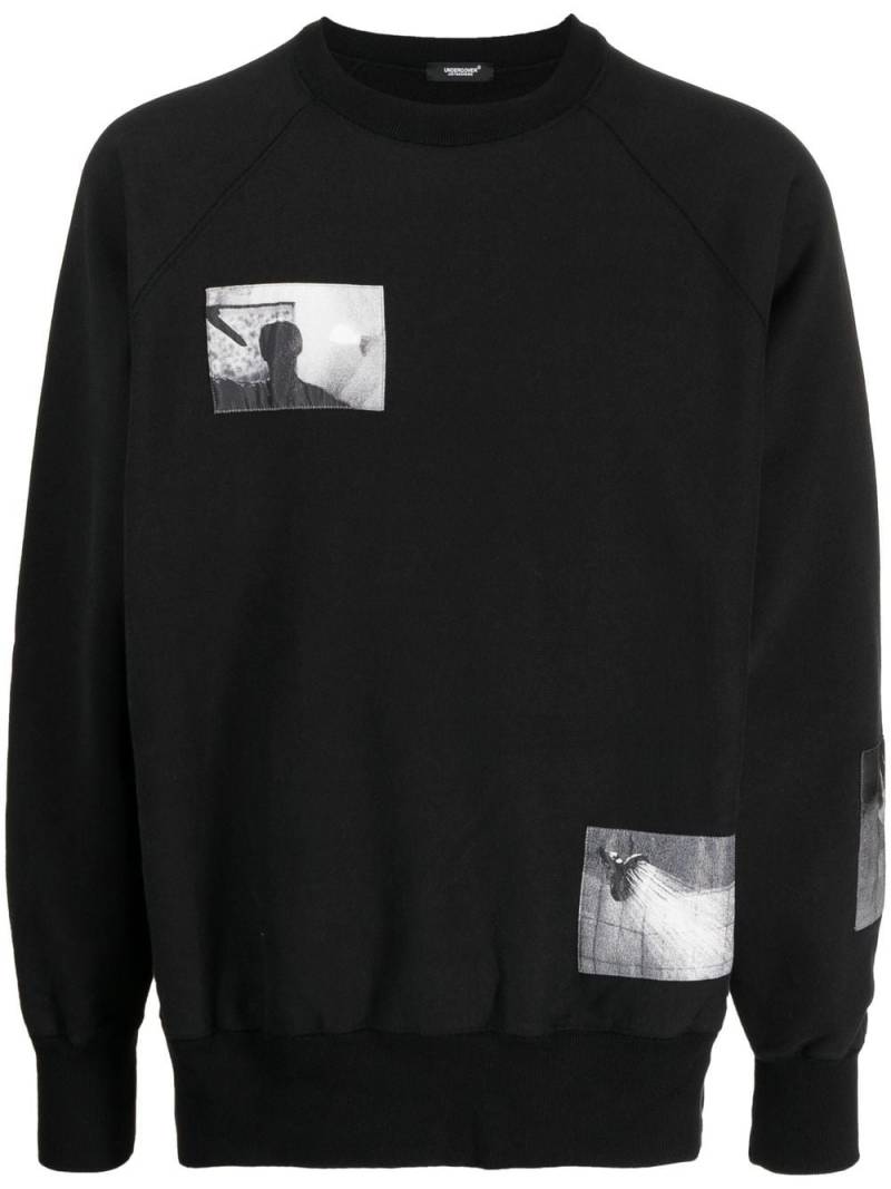 Undercover Psycho graphic-print sweatshirt - Black von Undercover
