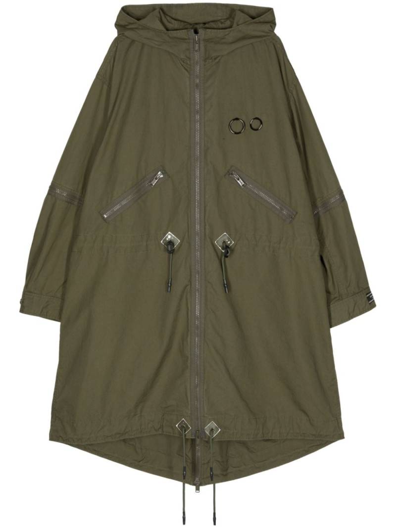 Undercover UC1D4302-2 military parka coat - Green von Undercover