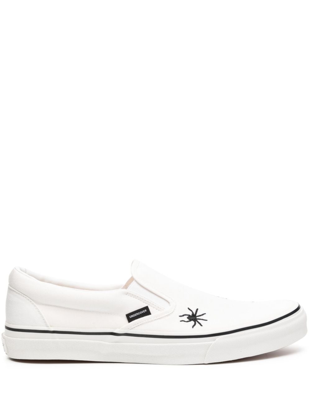 Undercover embroidered-detail slip-on sneakers - White von Undercover