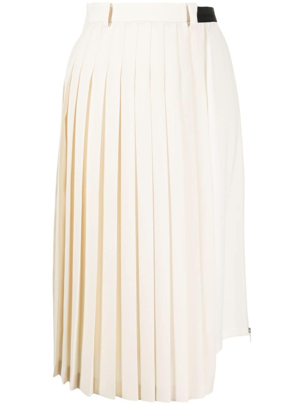 Undercover fully-pleated zip-up skirt - White von Undercover