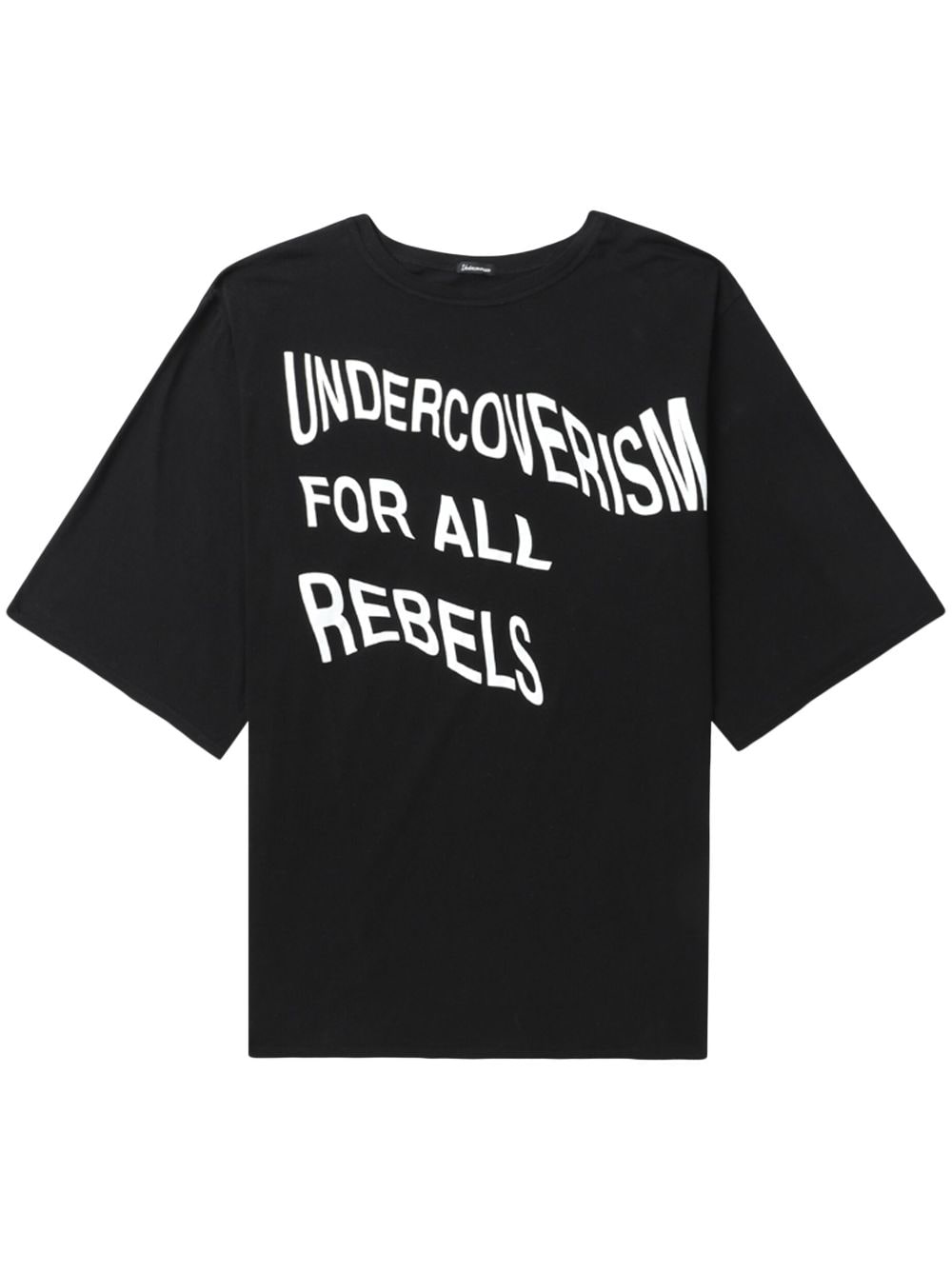 Undercover logo-print cotton T-shirt - Black von Undercover