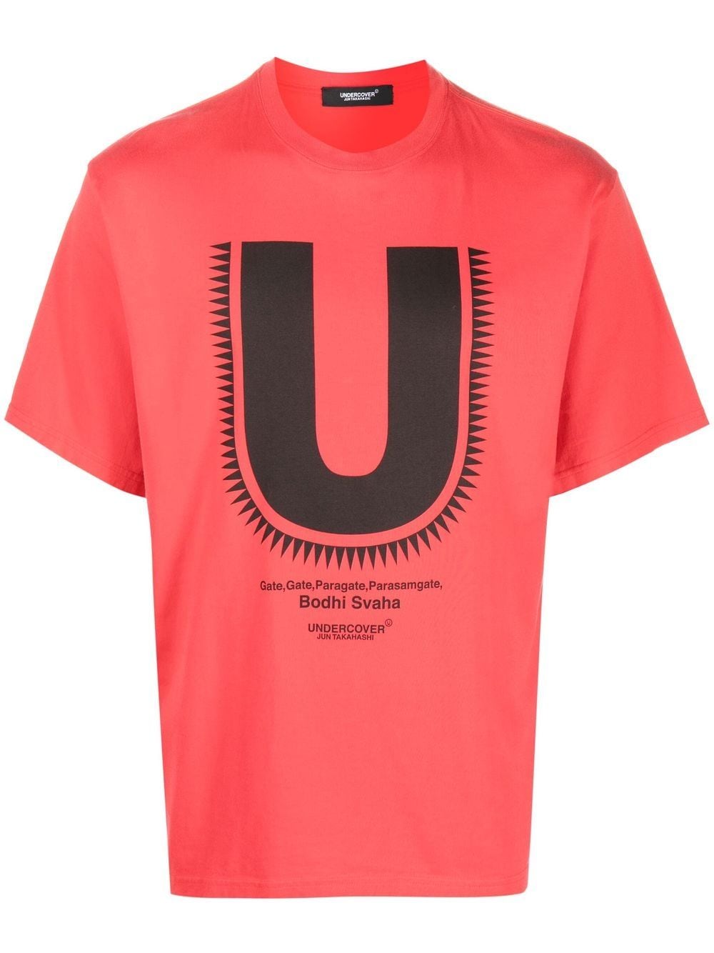 Undercover logo-print short-sleeved T-shirt - Red von Undercover