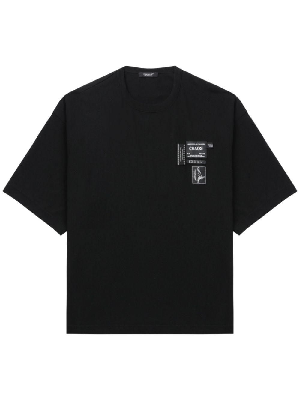 Undercover logo-tag cotton T-shirt - Black von Undercover