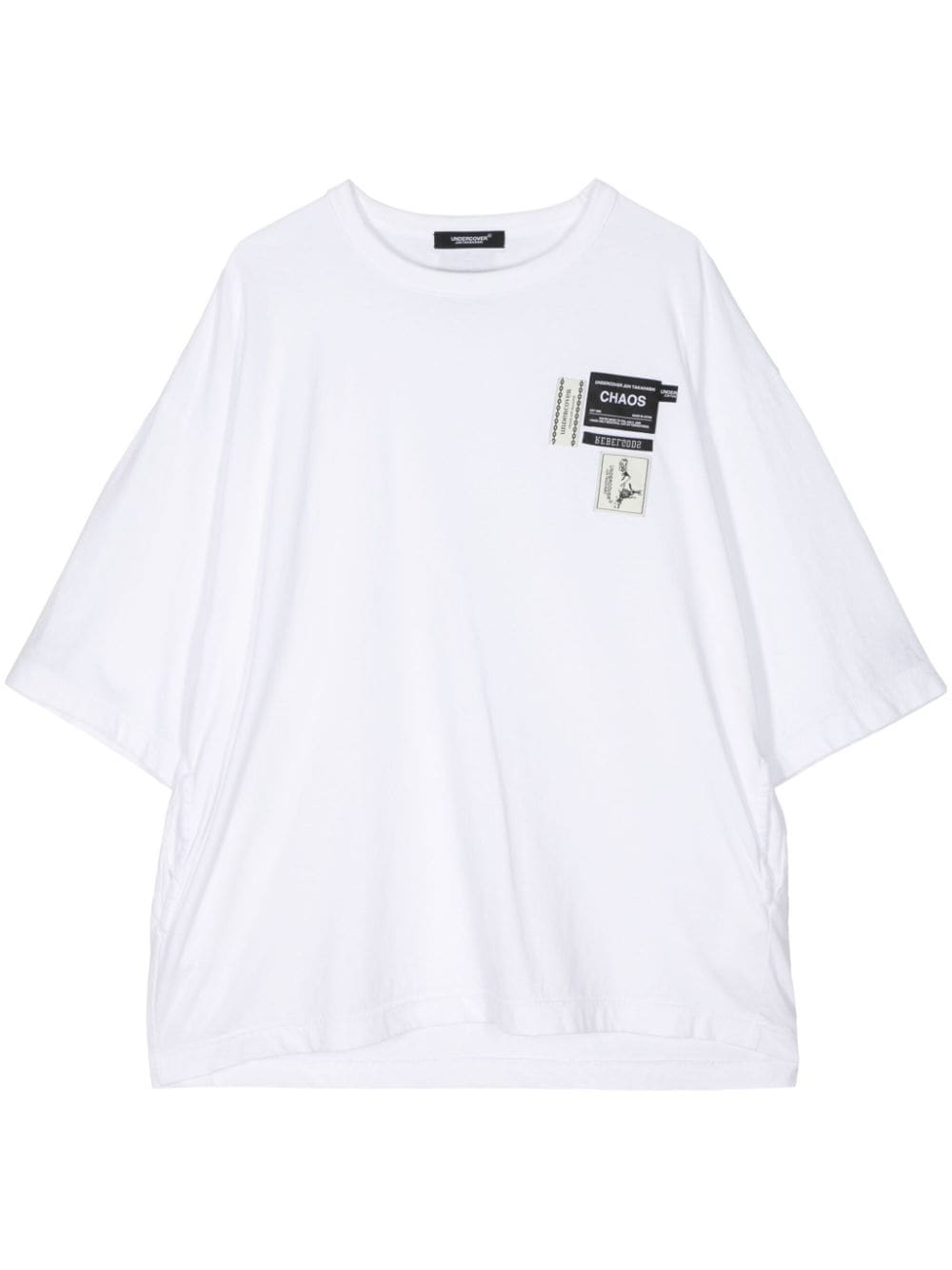 Undercover logo-tag cotton T-shirt - White von Undercover