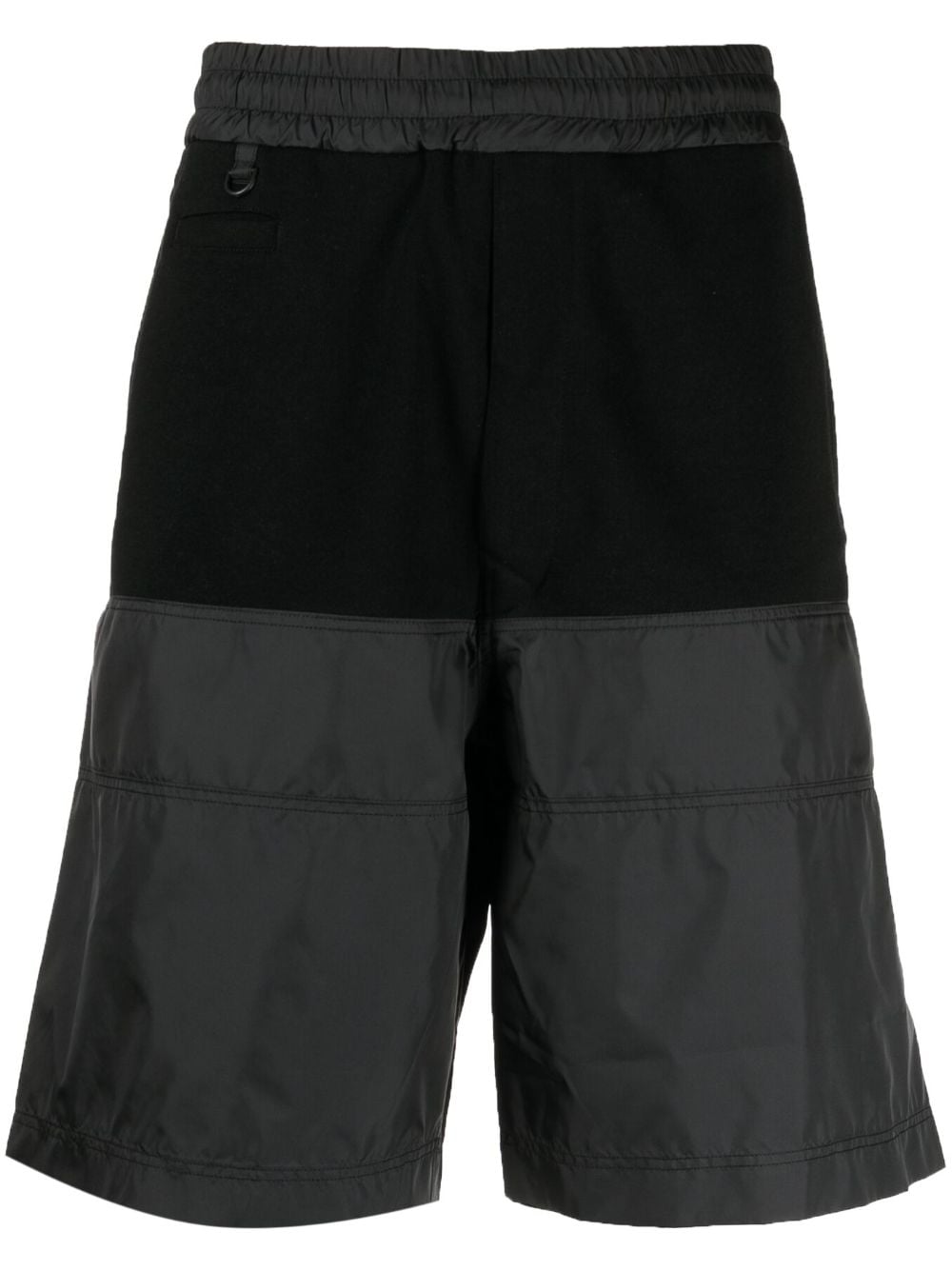 Undercover panelled-design elasticated-waistband track shorts - Black von Undercover