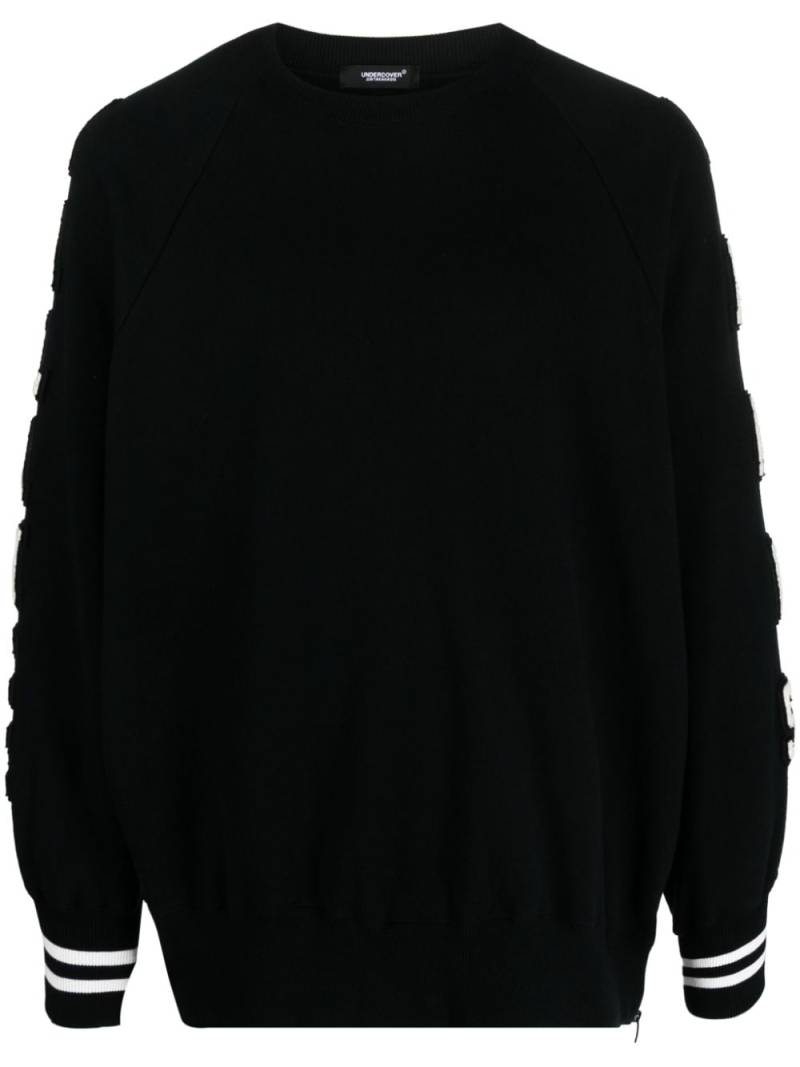 Undercover patch-detail cotton sweatshirt - Black von Undercover