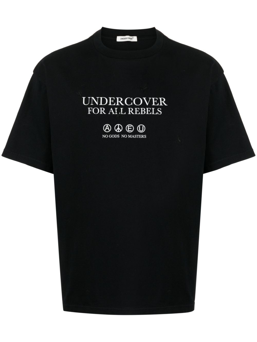 Undercover slogan-print cotton T-shirt - Black von Undercover