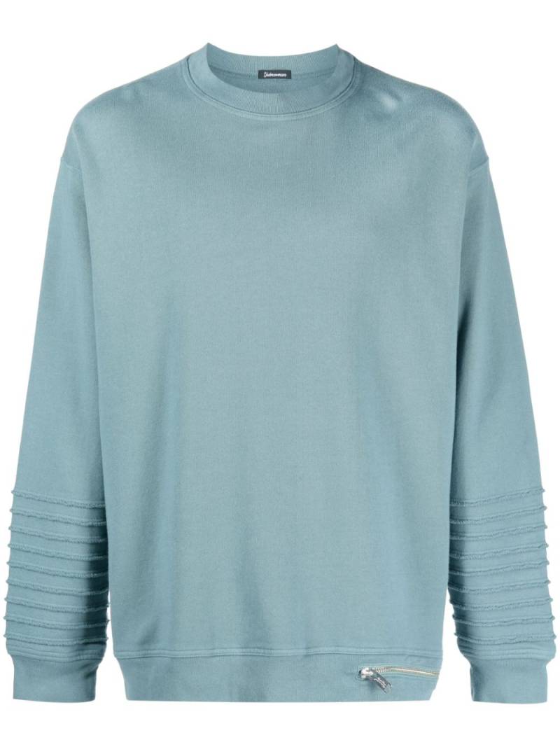 Undercover zip-detail crew-neck sweatshirt - Green von Undercover