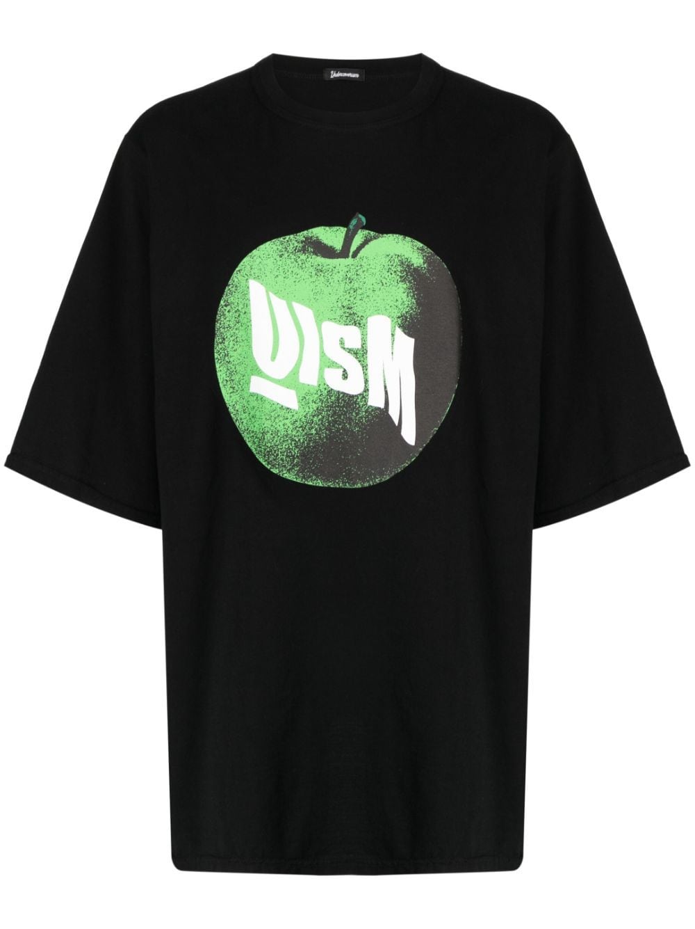 Undercoverism Apple-print cotton T-shirt - Black von Undercoverism