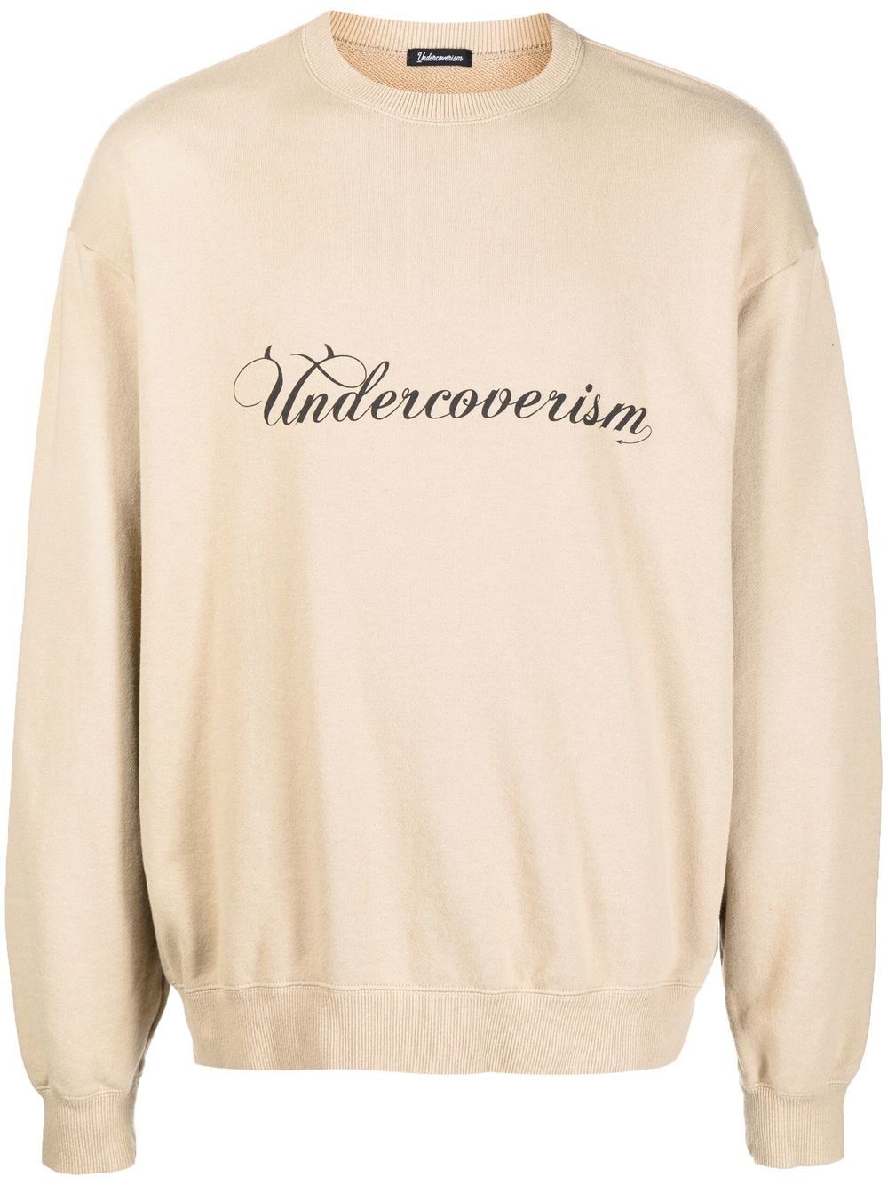 Undercoverism logo-print cotton sweater - Brown von Undercoverism
