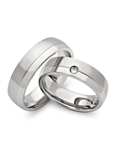 Partnerring Irina & Bradley mit Gravur - Eheringe