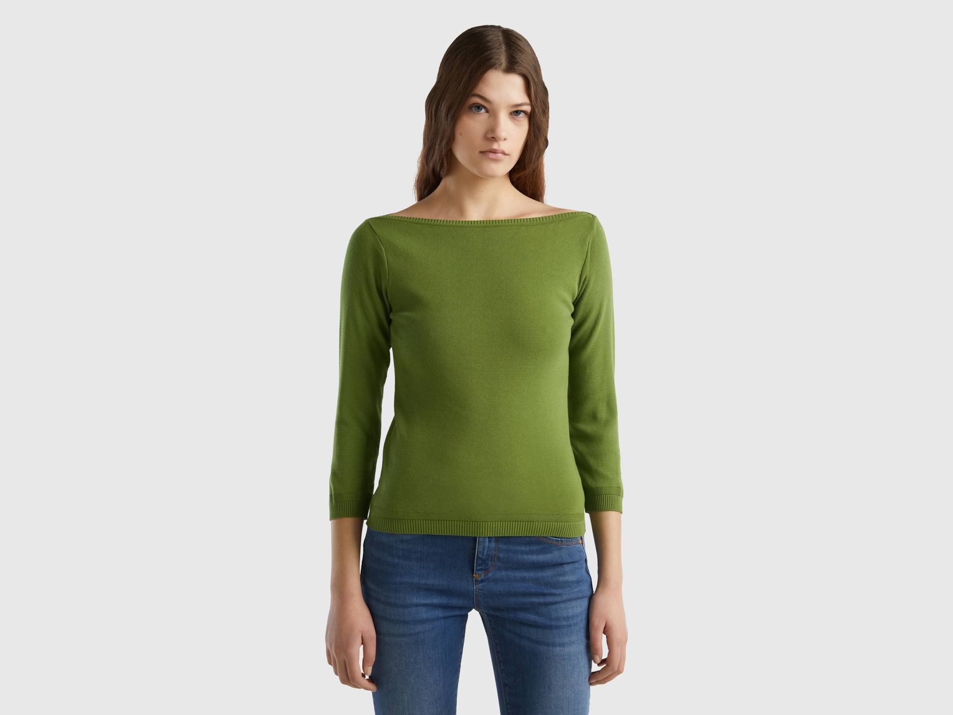 United Colors of Benetton Strickpullover, mit U-Boot-Ausschnitt von United Colors of Benetton