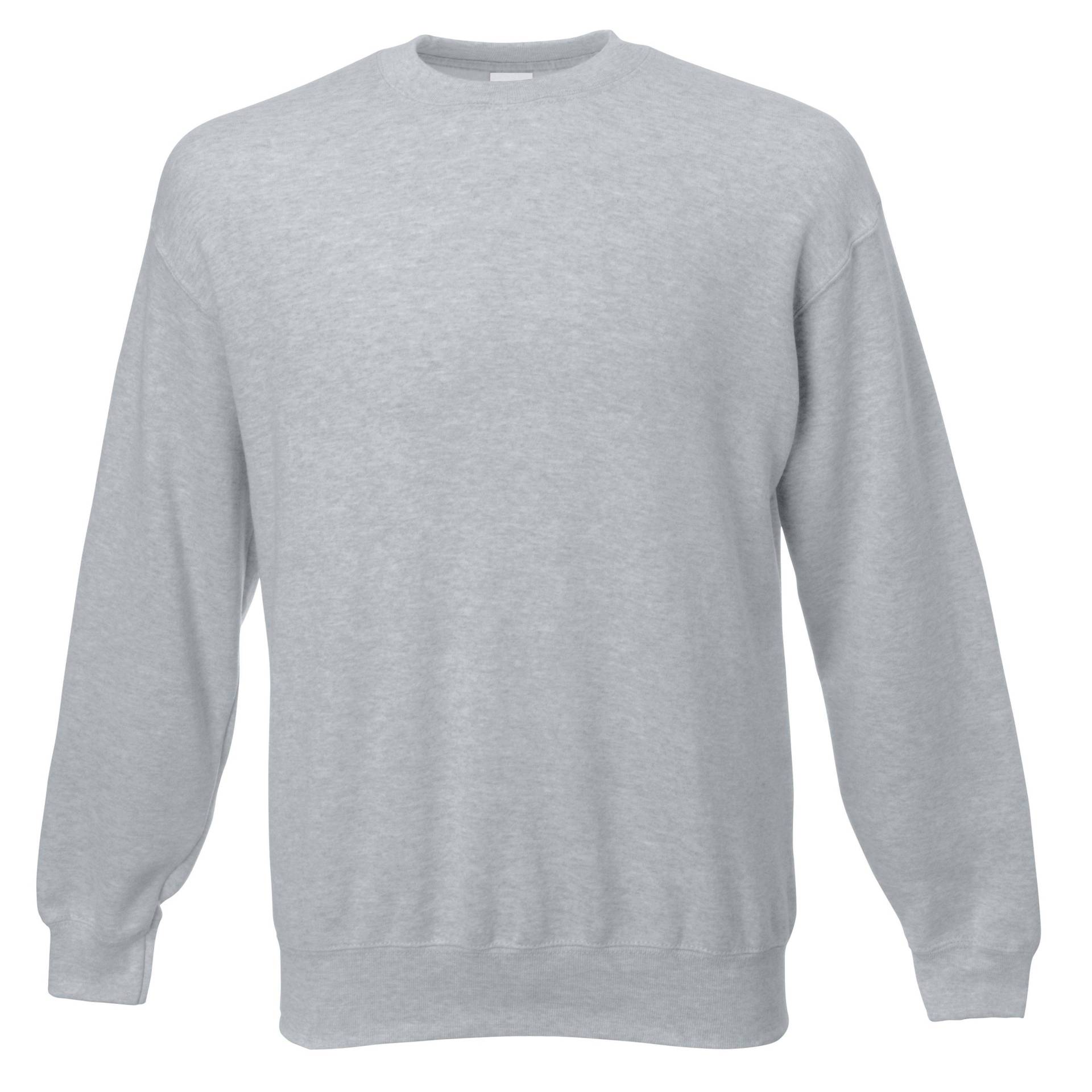 Männer Jersey Sweater Herren Grau 3XL von Universal Textiles