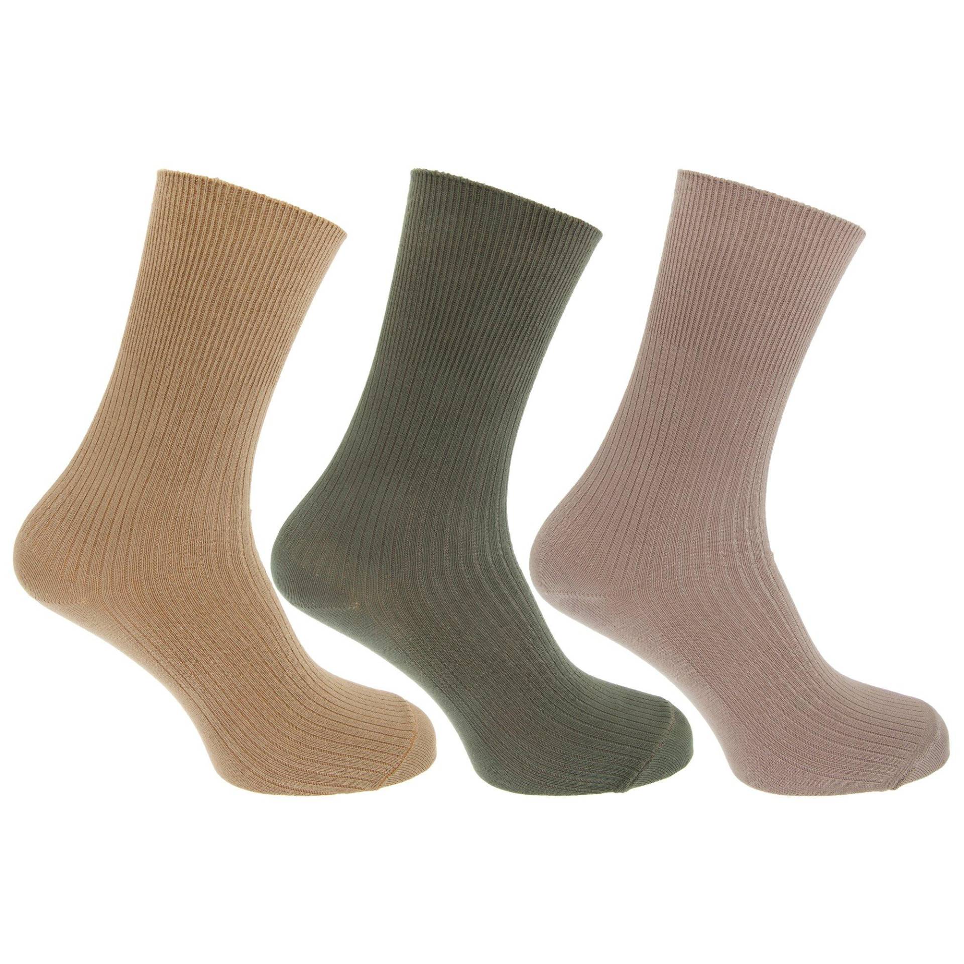 Socken Mit Bambusanteil, 3erpack Herren Multicolor 39-43 von Universal Textiles