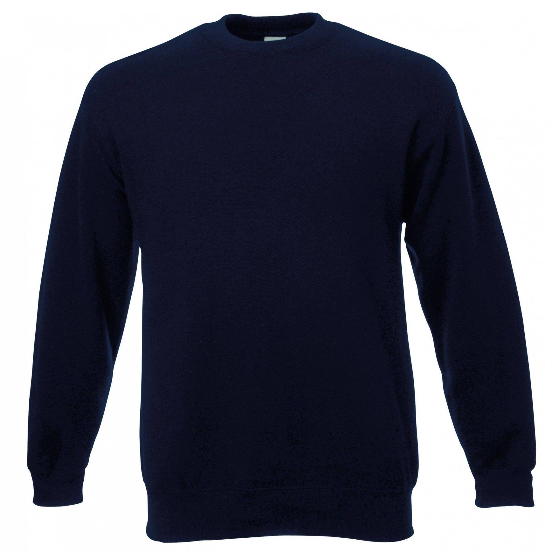 Männer Jersey Sweater Herren Mitternachtsblau L von Universal Textiles