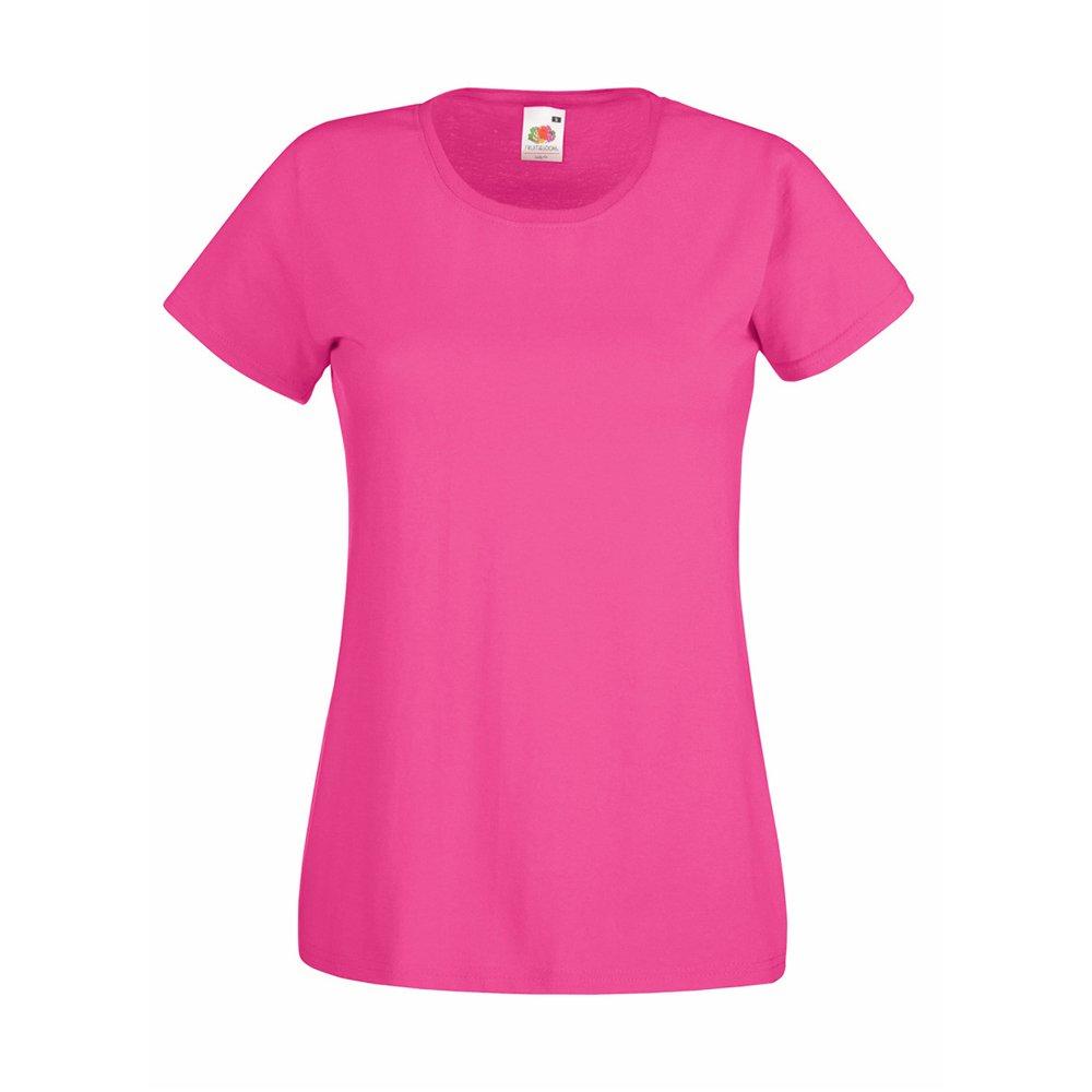 Value Tshirt Damen Pink M von Universal Textiles