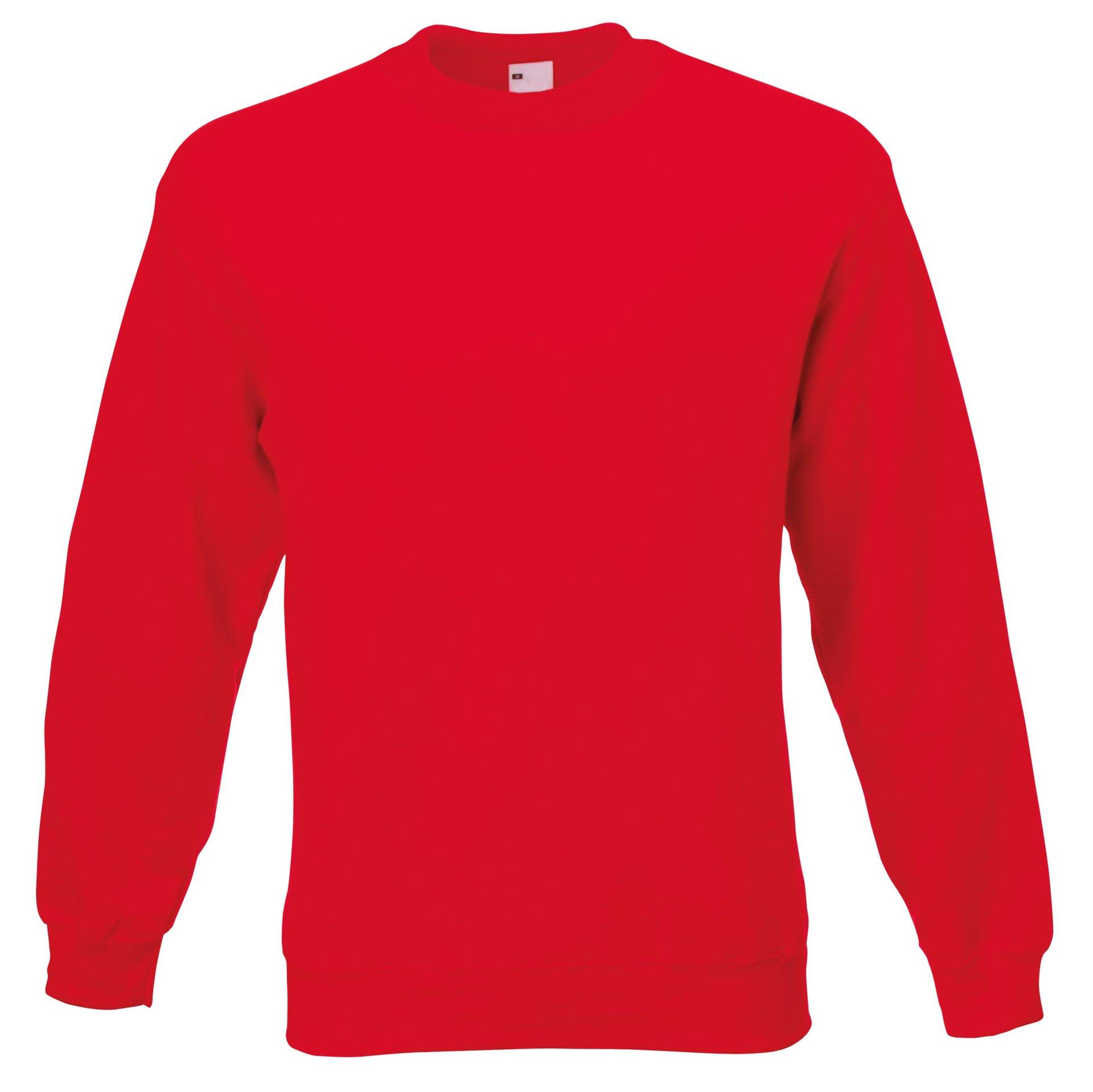 Männer Jersey Sweater Herren Rot Bunt S von Universal Textiles