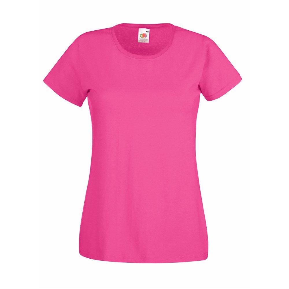 Value Tshirt Damen Pink S von Universal Textiles