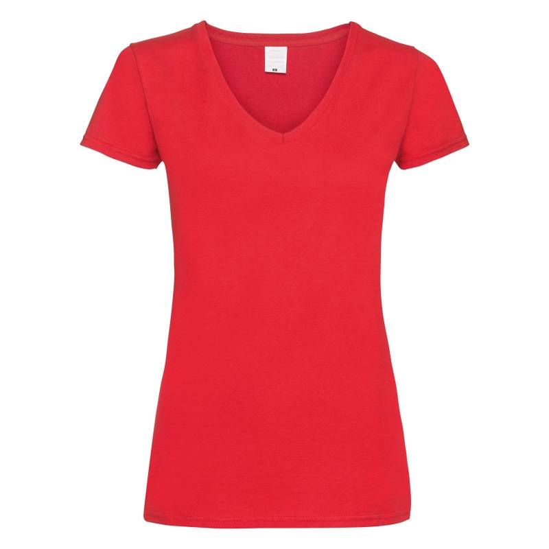 Value Tshirt Damen Rot Bunt XL von Universal Textiles