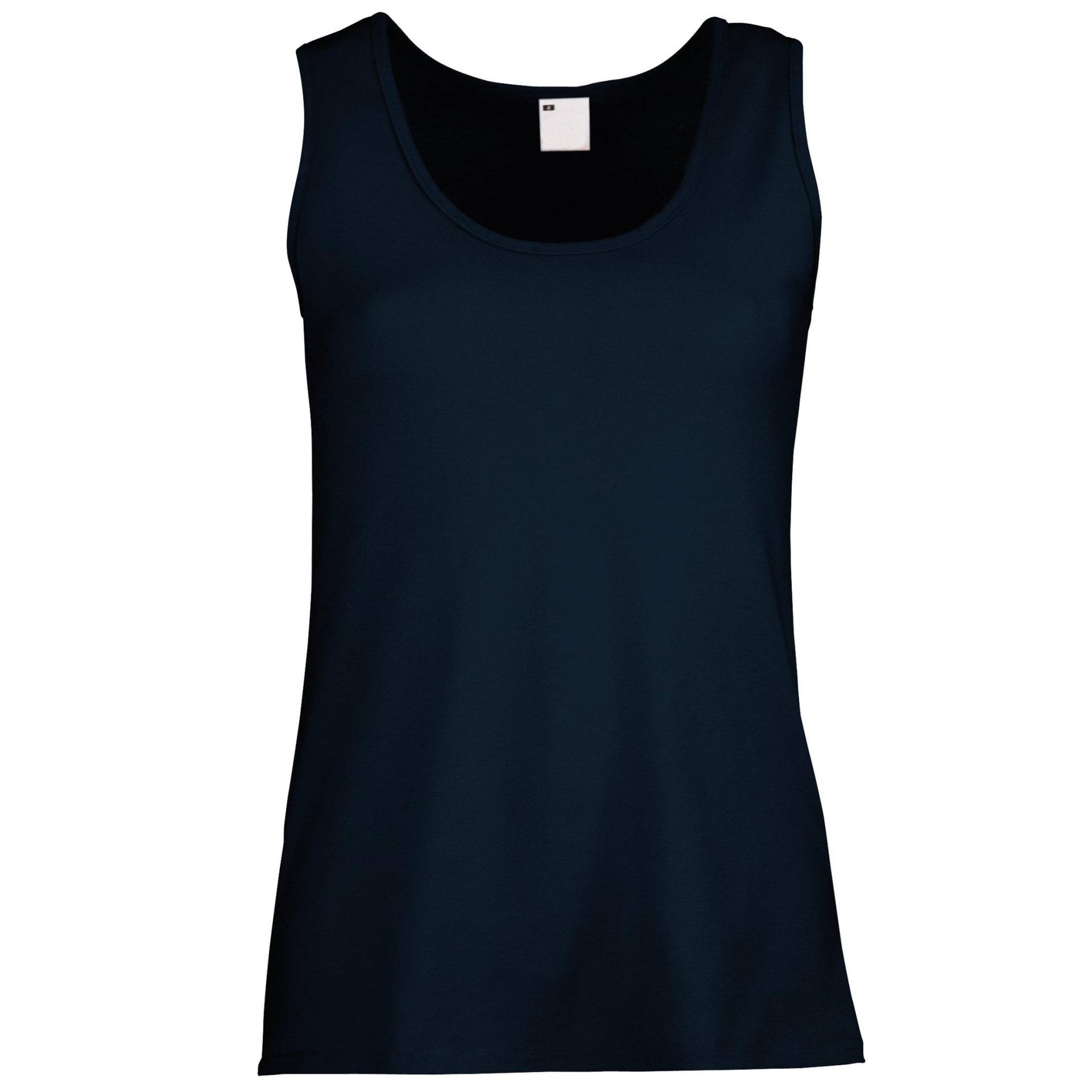 Value Tank Top Damen Mitternachtsblau S von Universal Textiles