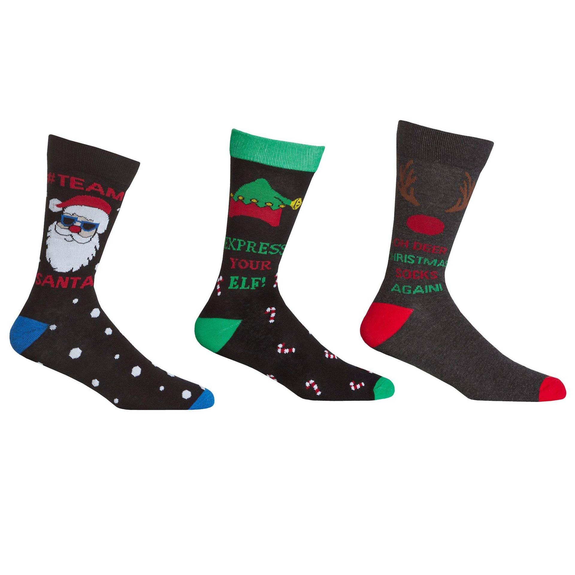 Socken Weihnachtliches Design(18erpack) Herren Multicolor 39.5 von Universal Textiles
