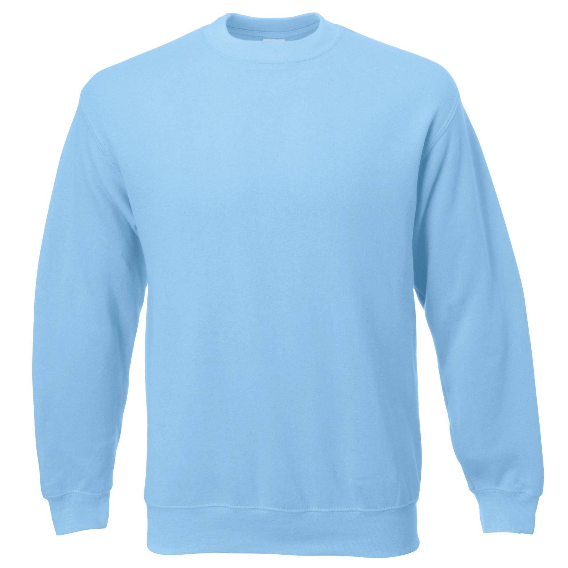 Männer Jersey Sweater Herren Hellblau S von Universal Textiles