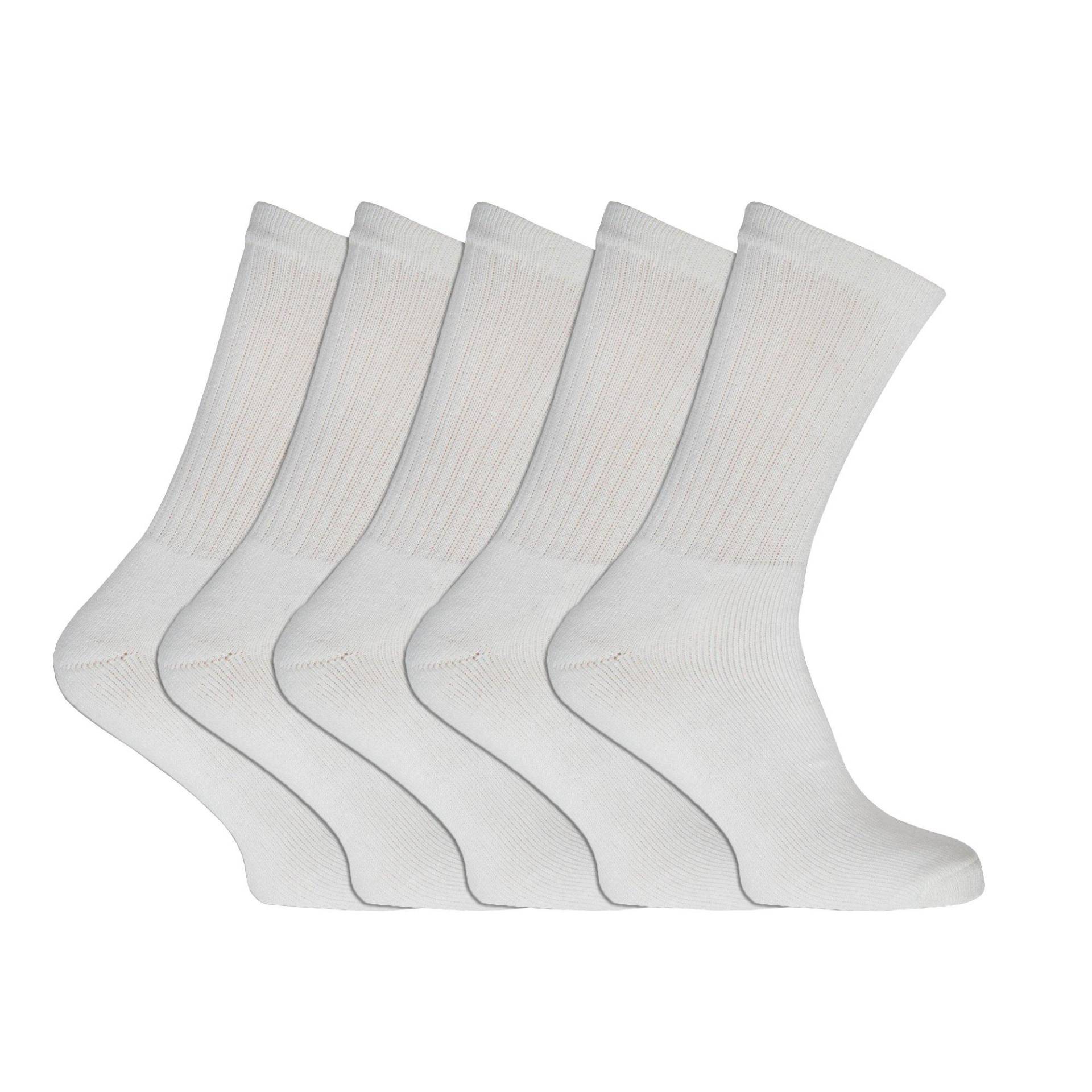 Sportsocken Socken, 5erpack Herren Weiss 39-46 von Universal Textiles