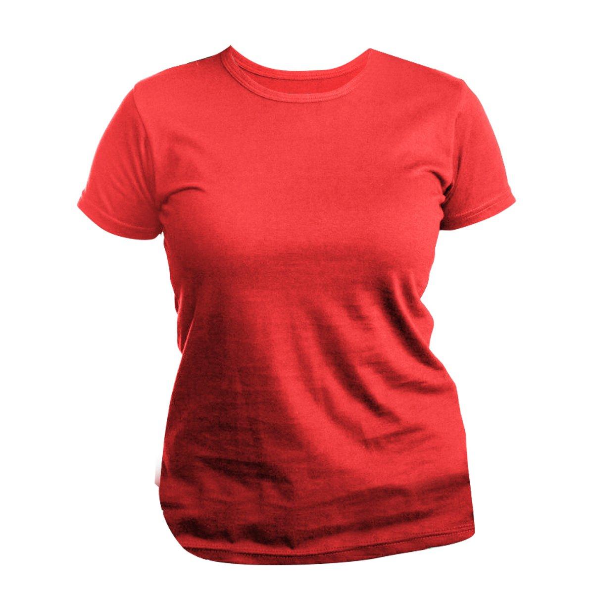 Tshirt, Slimfit, Kurzärmlig Damen Rot Bunt S von Universal Textiles