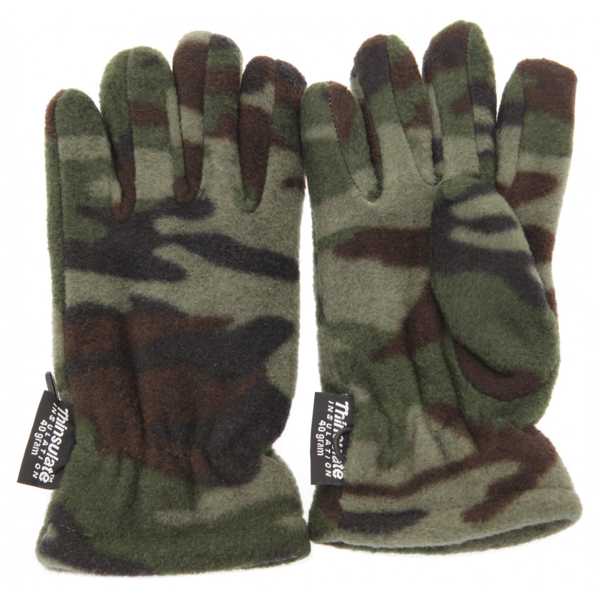 Thermo Handschuhe Jungen Grün 3-6 Jahre von Universal Textiles