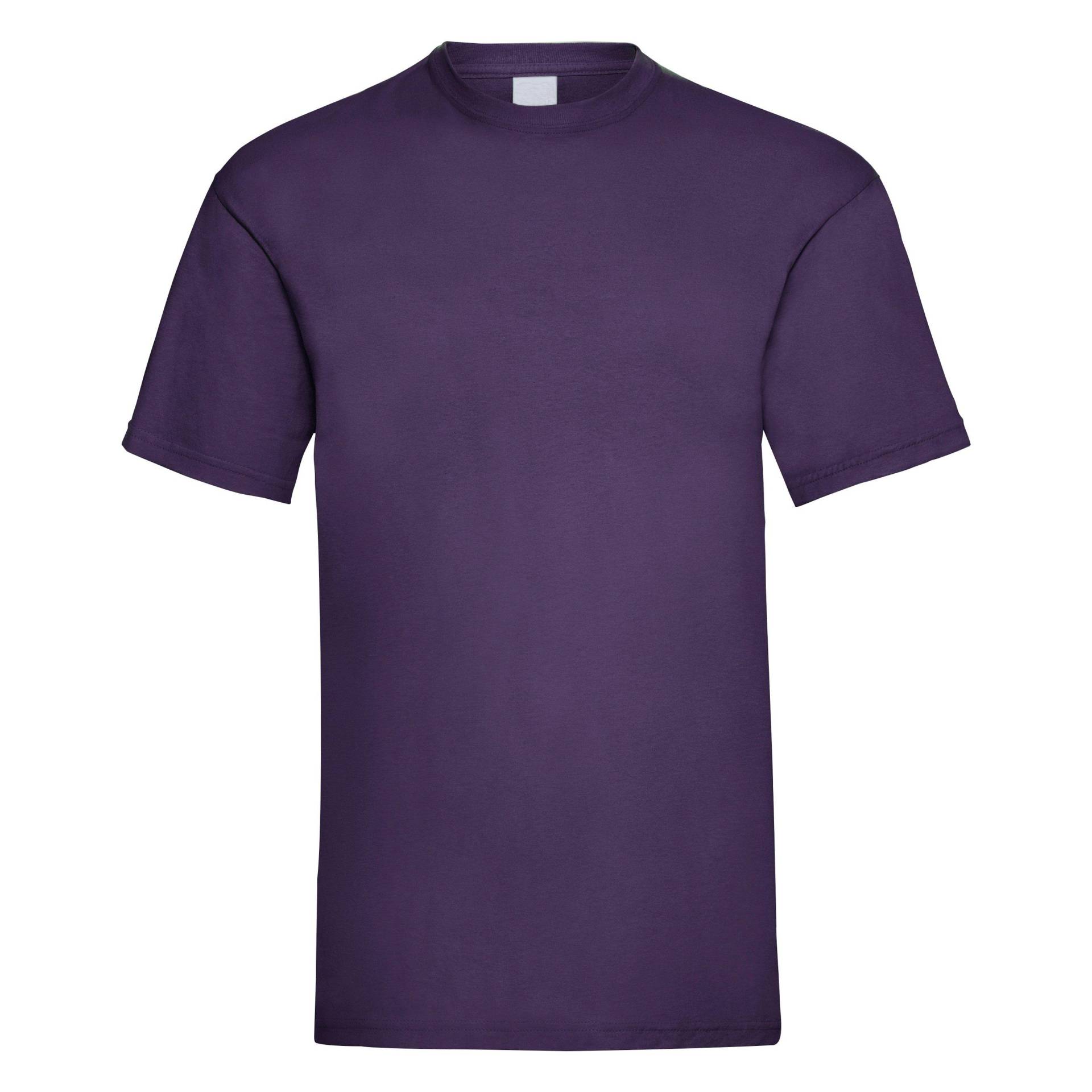 Value Freizeit Kurzarm Tshirt Herren Traube XL von Universal Textiles