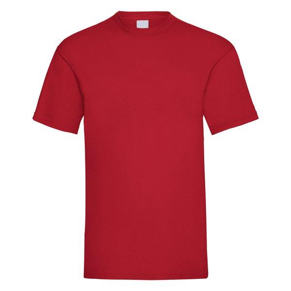 Value Kurzarm Freizeit Tshirt Herren Dunkelrot XXL von Universal Textiles