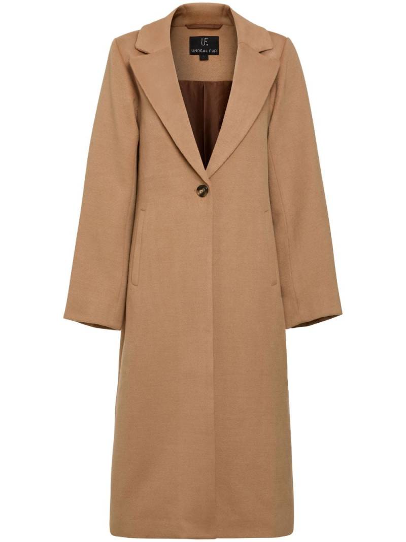 Unreal Fur Belle du Jour single-breasted coat - Brown von Unreal Fur