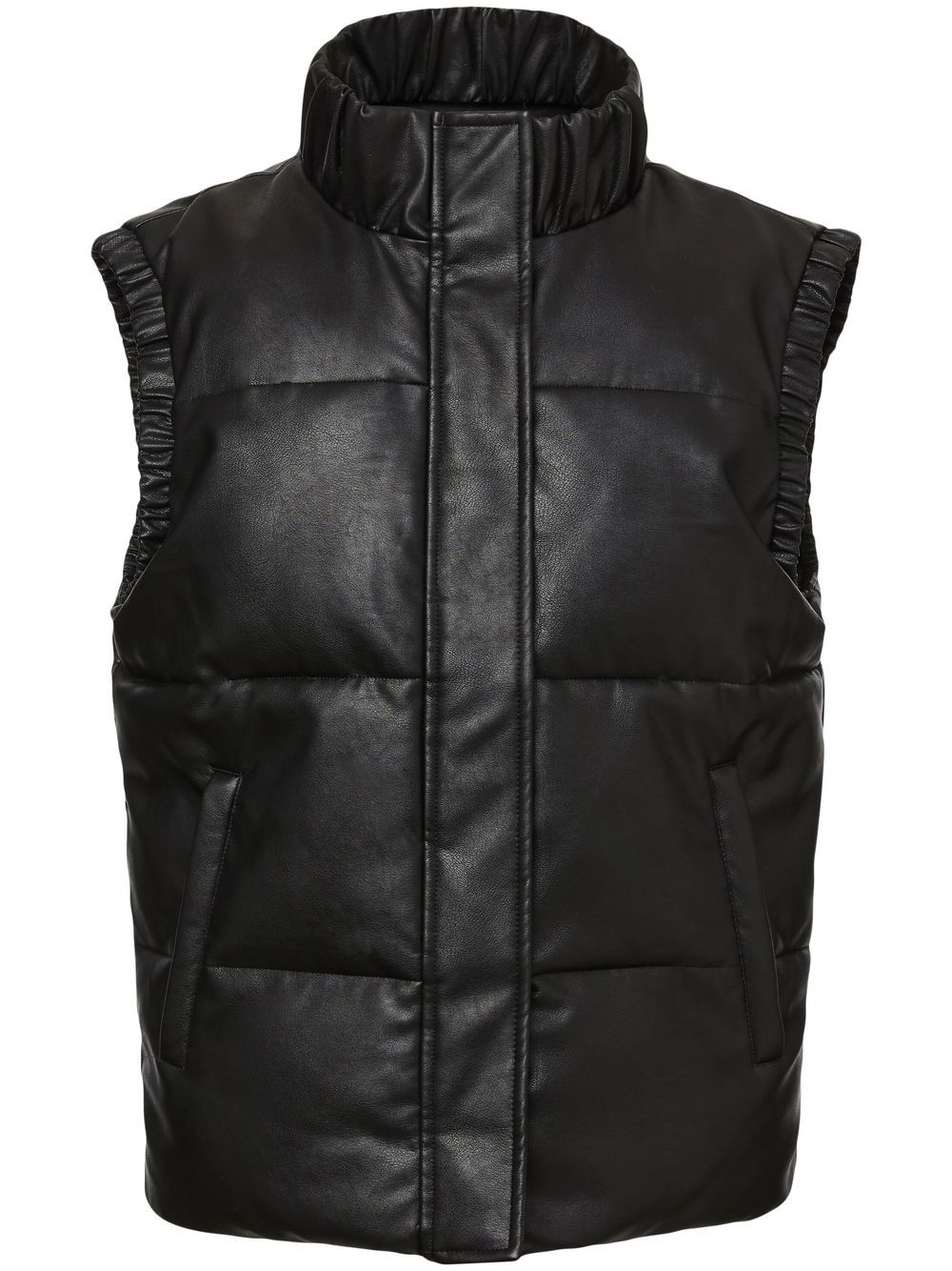 Unreal Fur Cruising faux-leather gilet jacket - Black von Unreal Fur