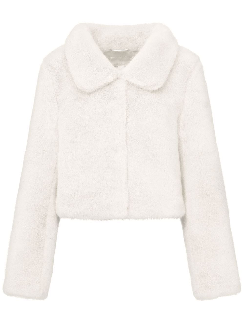 Unreal Fur Triage cropped faux-fur jacket - White von Unreal Fur