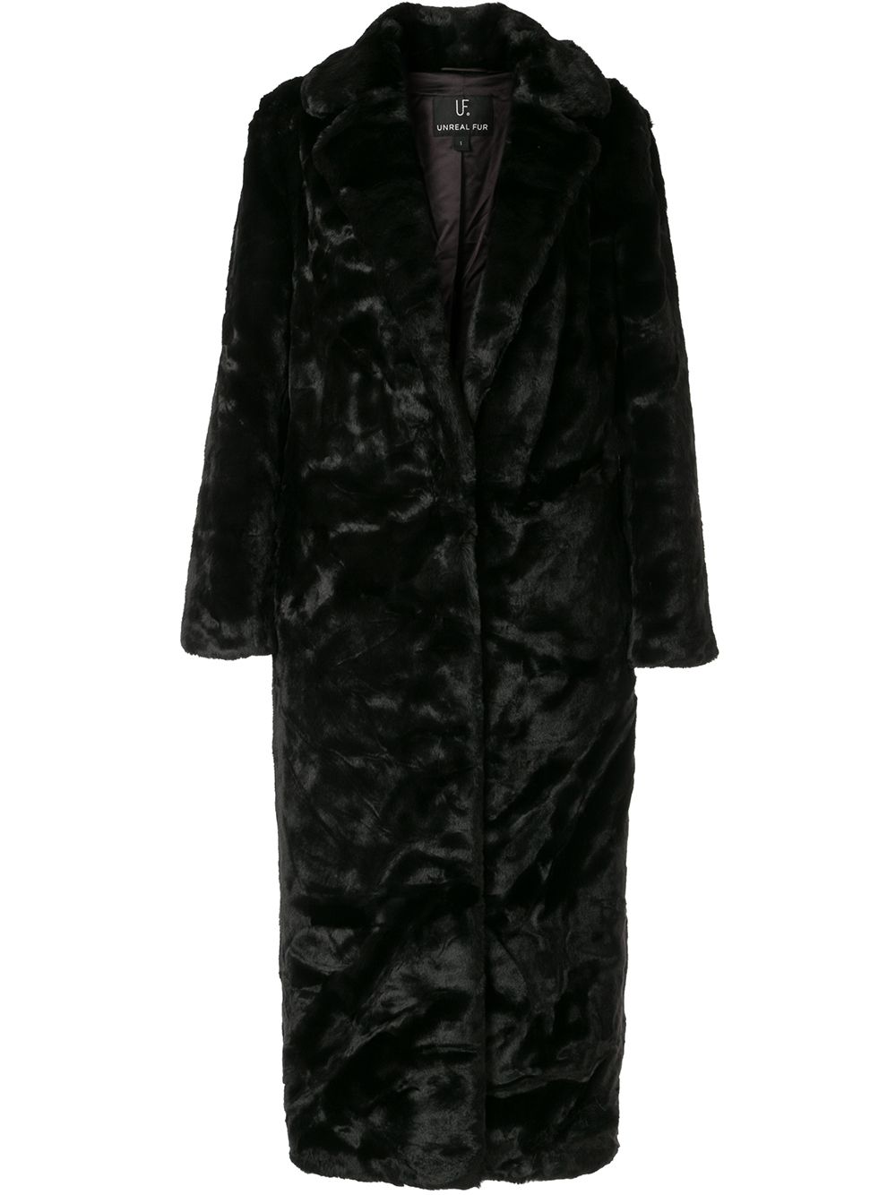 Unreal Fur Black Bird faux-fur coat von Unreal Fur